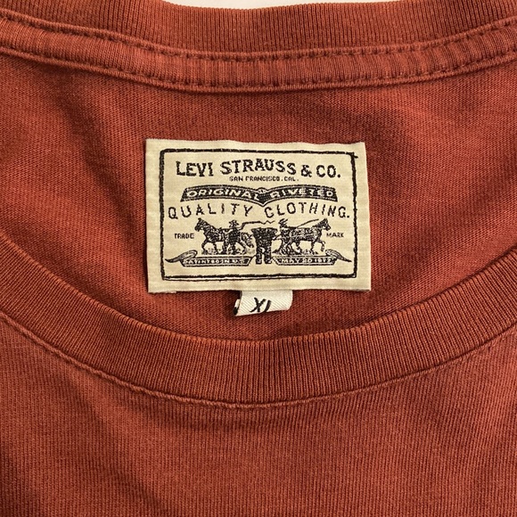 LEVI STRAUSS Brown long sleeve shirt - Picture 5 of 5